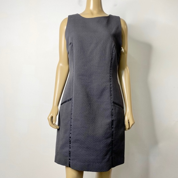 J. McLaughlin Textured Sleeveless Sheath Dress